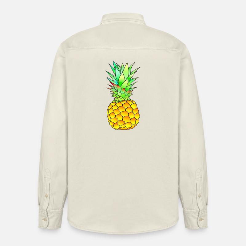 Ananas - Chemise unisexe coupe décontractée bio Stanley/Stella - écru doux