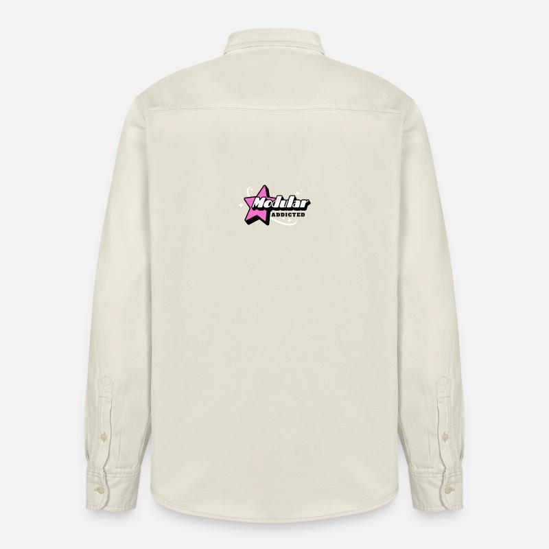Modular Addicted Synthesizer  - Relaxed Fit Unisex Organic Hemd von Stanley/Stella - Natur