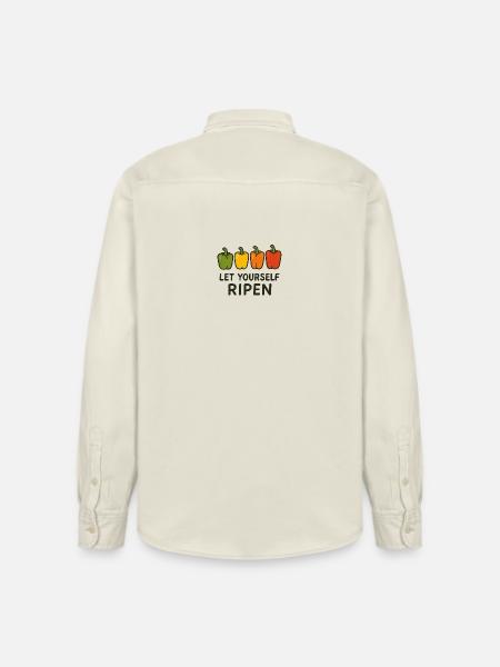 Let Yourself Ripen - Relaxed Fit Unisex Organic Shirt by Stanley/Stella - soft Ecru
