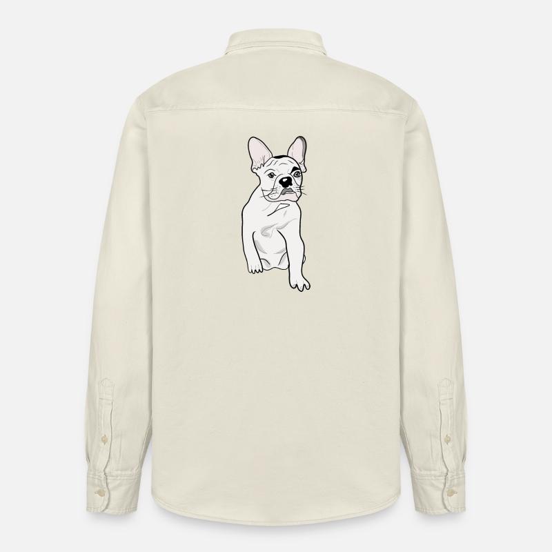 SÜSSER MOPS - Relaxed Fit Unisex Organic Hemd von Stanley/Stella - Natur