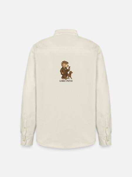 Lord Petzi geht Gassi - Relaxed Fit Unisex Organic Hemd von Stanley/Stella - Natur