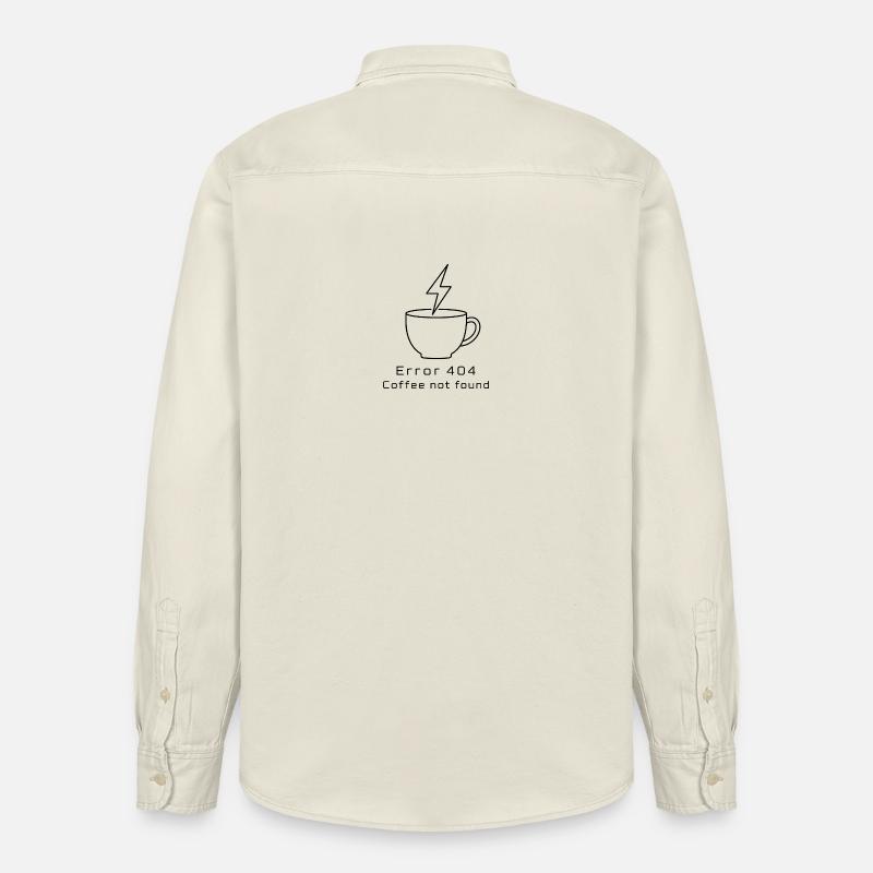 Error 404: Coffee not found - Relaxed Fit Unisex Organic Hemd von Stanley/Stella - Natur