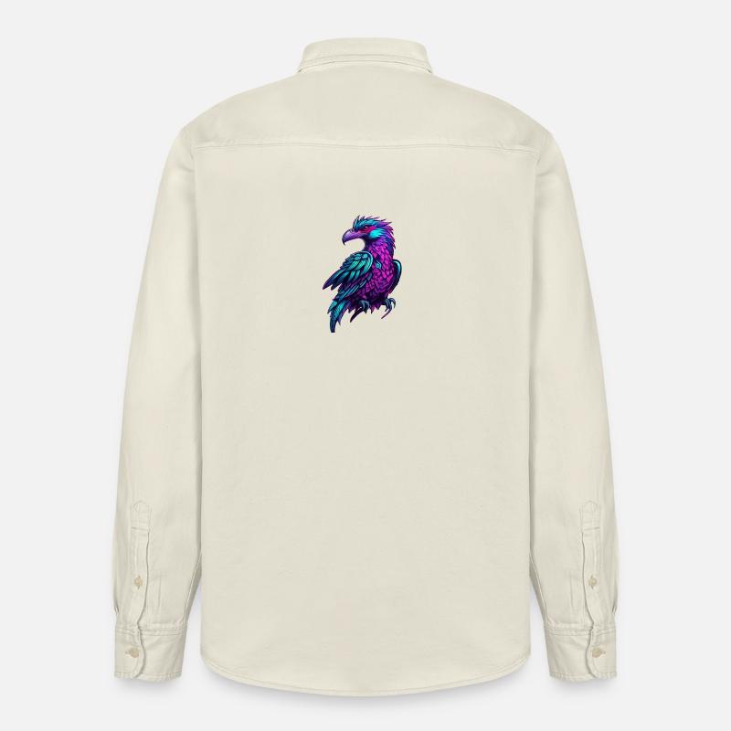 Neonphönix Farbflug - Relaxed Fit Unisex Organic Hemd von Stanley/Stella - Natur