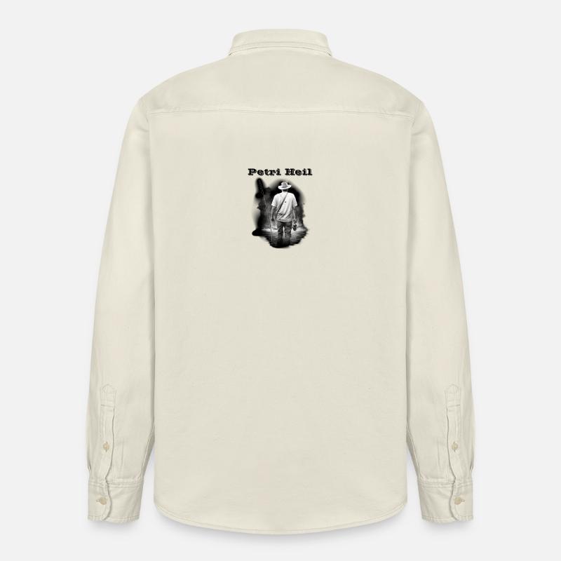 Petri Heil - Relaxed Fit Unisex Organic Hemd von Stanley/Stella - Natur