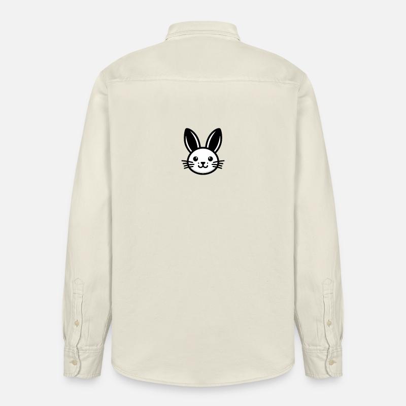 Lapin Lapin Lapin - Chemise unisexe coupe décontractée bio Stanley/Stella - écru doux