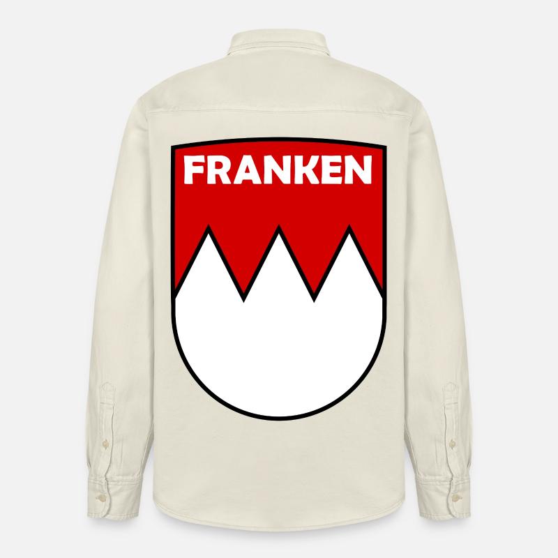 Franken Crest Logo - Chemise unisexe coupe décontractée bio Stanley/Stella - écru doux