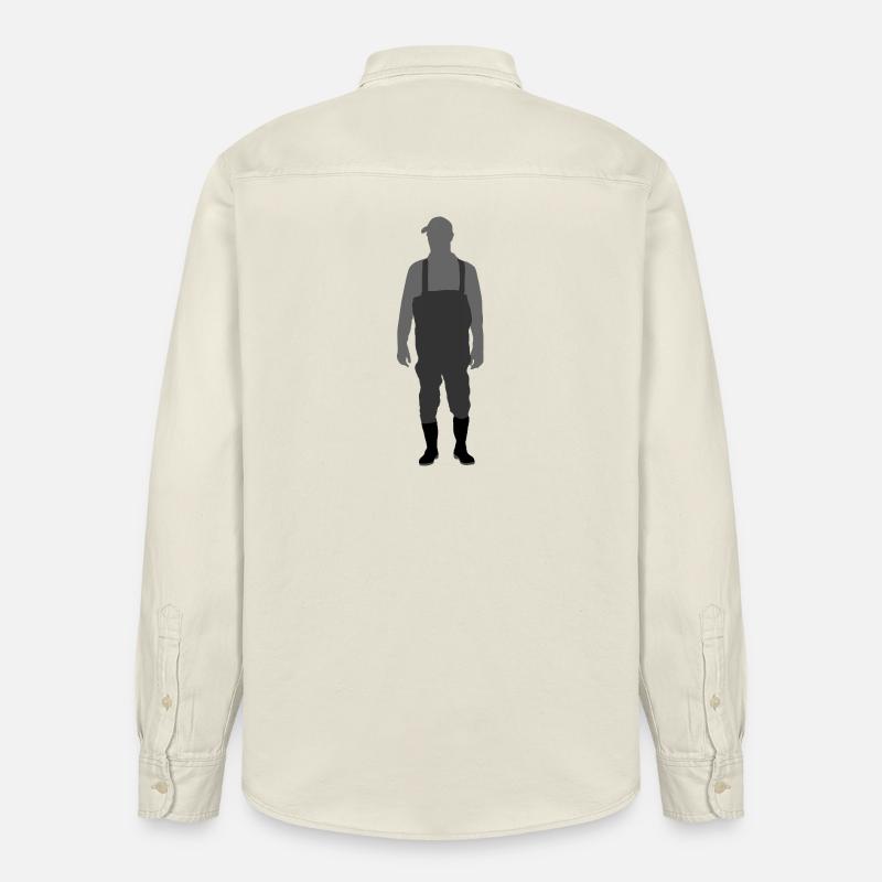 Wadden Explorer – Schlammwanderer - Relaxed Fit Unisex Organic Hemd von Stanley/Stella - Natur