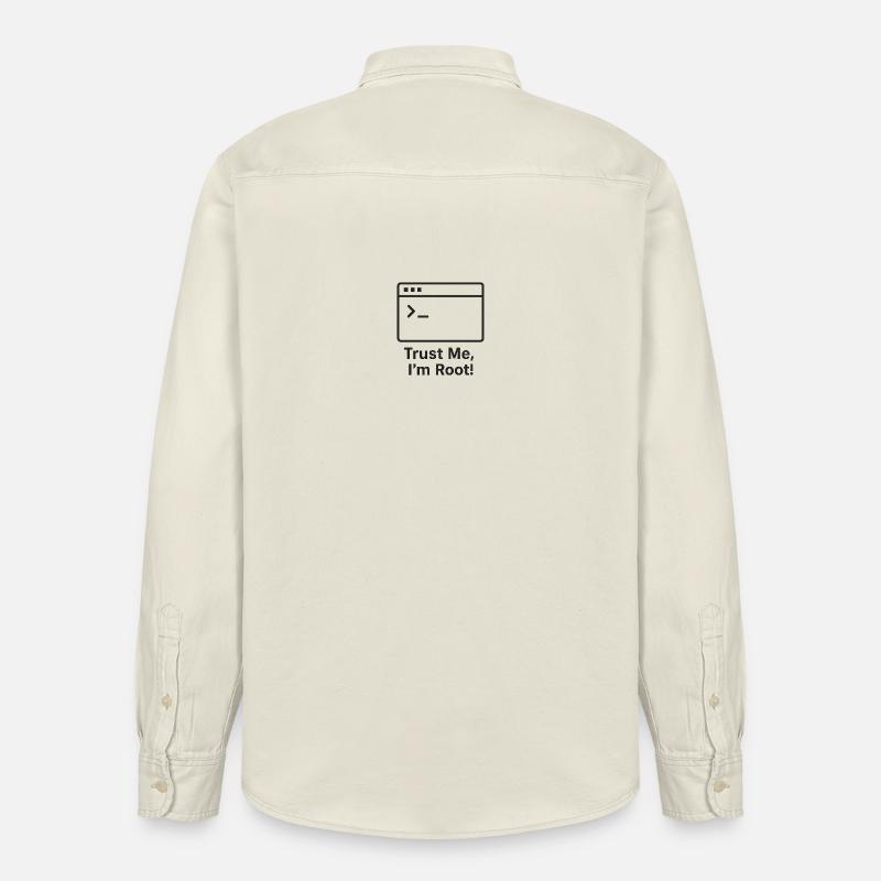 Trust Me I am Root - Relaxed Fit Unisex Organic Hemd von Stanley/Stella - Natur