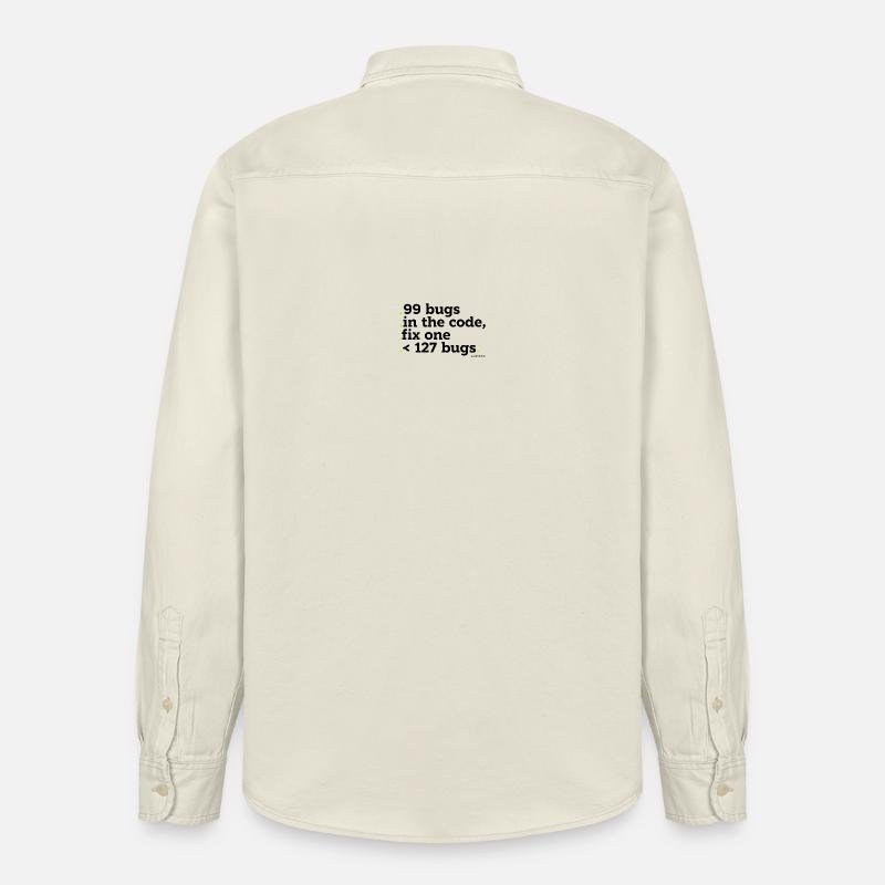 99 Fehler im Code zu beheben - Relaxed Fit Unisex Organic Hemd von Stanley/Stella - Natur