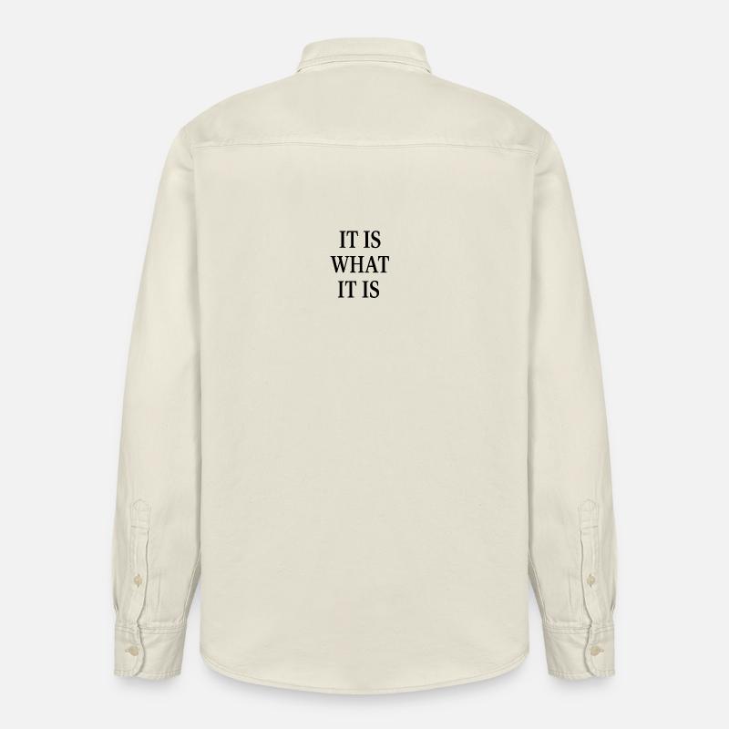 C’EST CE QUE C’EST - Chemise unisexe coupe décontractée bio Stanley/Stella - écru doux