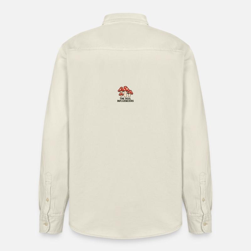 Echte Influencer Pilze - Relaxed Fit Unisex Organic Hemd von Stanley/Stella - Natur