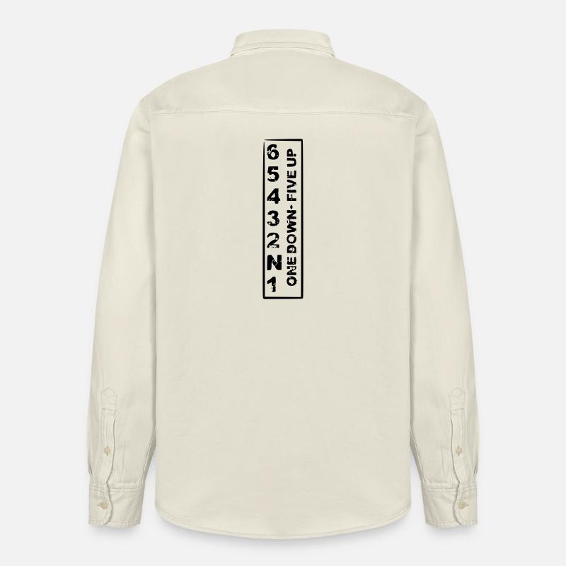 one down five up - Relaxed Fit Unisex Organic Hemd von Stanley/Stella - Natur