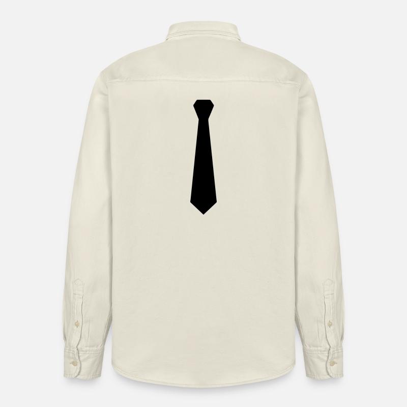 Krawatte - Relaxed Fit Unisex Organic Hemd von Stanley/Stella - Natur