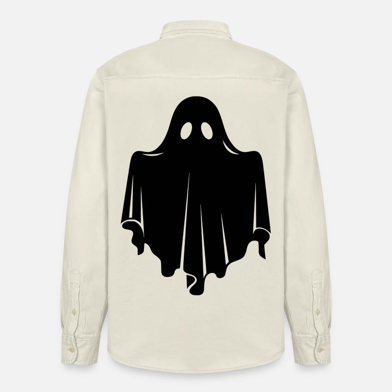Ghost Boo Halloween Sweat à capuche - Chemise unisexe coupe décontractée bio Stanley/Stella - écru doux