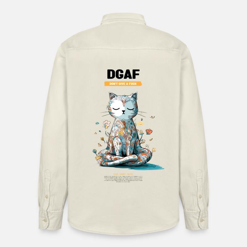 La DGAF - Chemise unisexe coupe décontractée bio Stanley/Stella - écru doux
