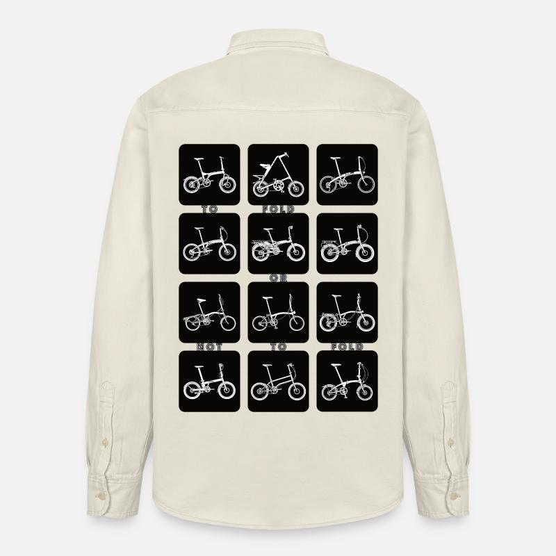 FALTEN ODER NICHT FALTEN - Relaxed Fit Unisex Organic Hemd von Stanley/Stella - Natur