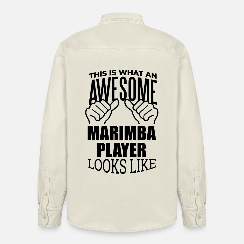 Marimba - Camicia da lavoro Unisex Stanley/Stella - ecru morbido