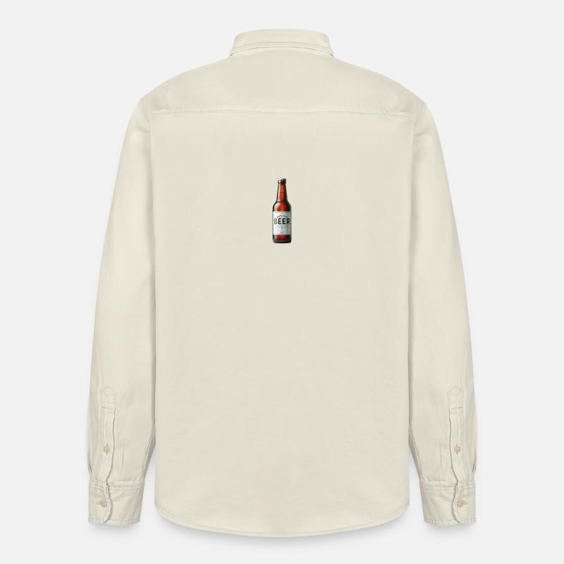 Bier - Relaxed Fit Unisex Organic Hemd von Stanley/Stella - Natur