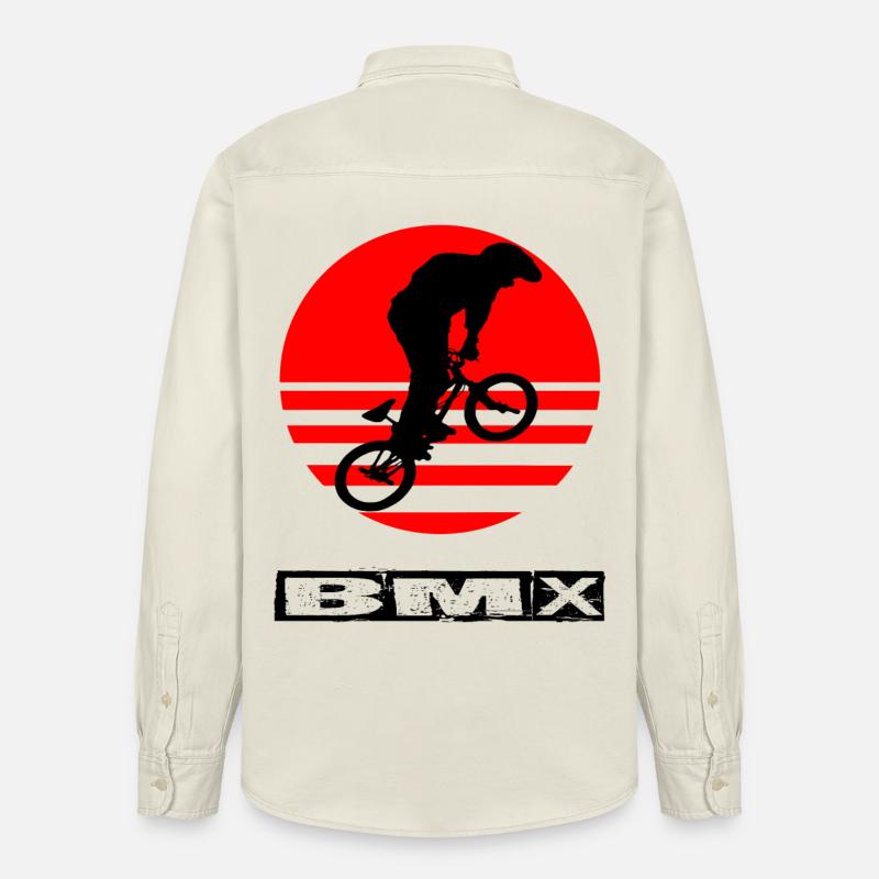 BMX - Chemise unisexe coupe décontractée bio Stanley/Stella - écru doux