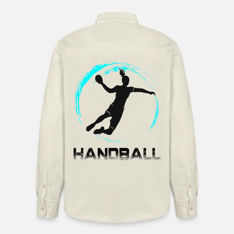 Handball - Relaxed Fit Unisex Organic Shirt by Stanley/Stella - soft Ecru