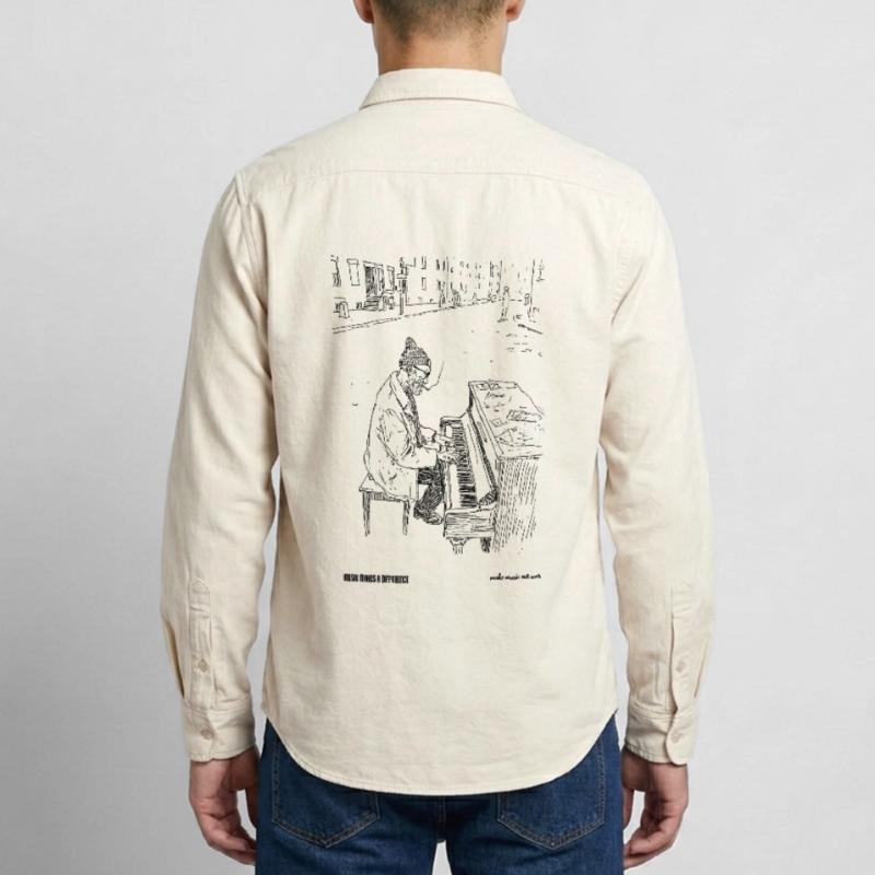 differnce Relaxed Fit Unisex Organic Shirt by Stanley/Stella