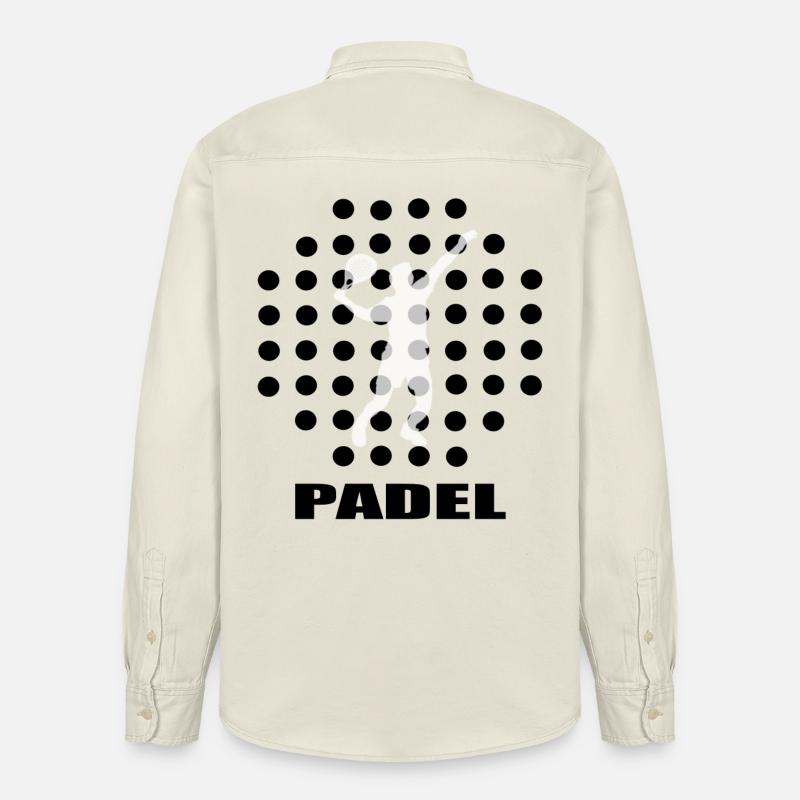 Padel - Relaxed Fit Unisex Organic Hemd von Stanley/Stella - Natur