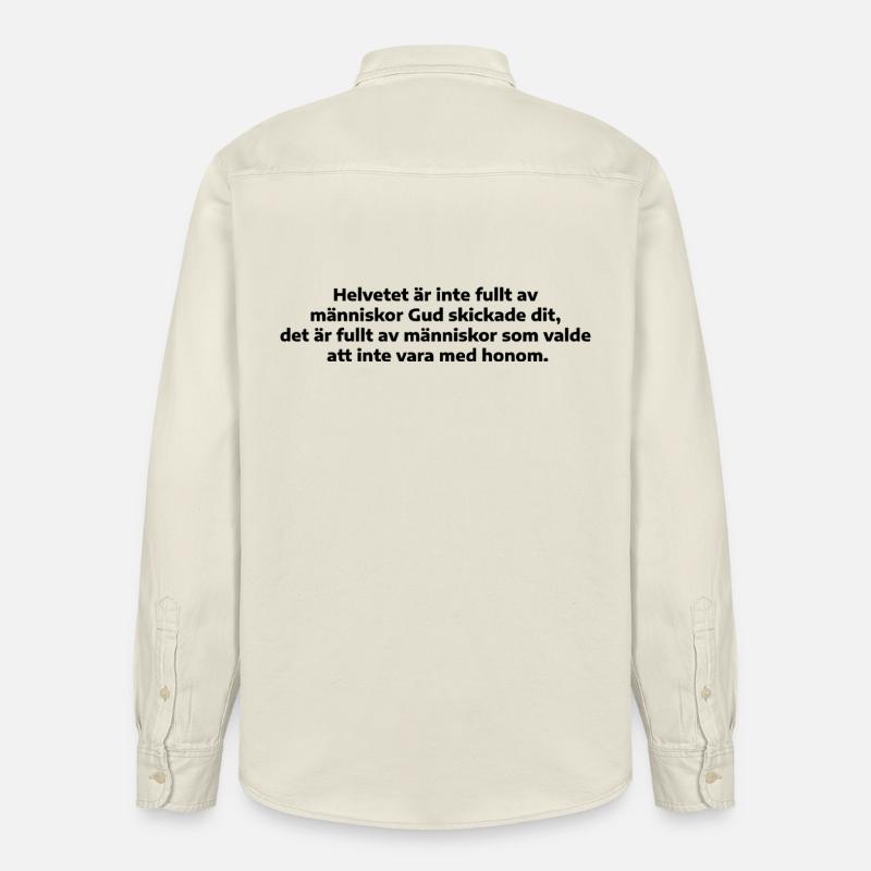 Choix humain - Chemise unisexe coupe décontractée bio Stanley/Stella - écru doux