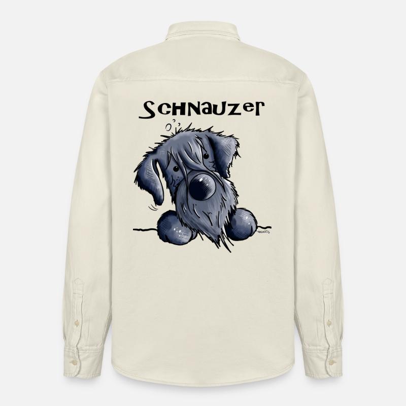 Süßer Schnauzer - Relaxed Fit Unisex Organic Hemd von Stanley/Stella - Natur