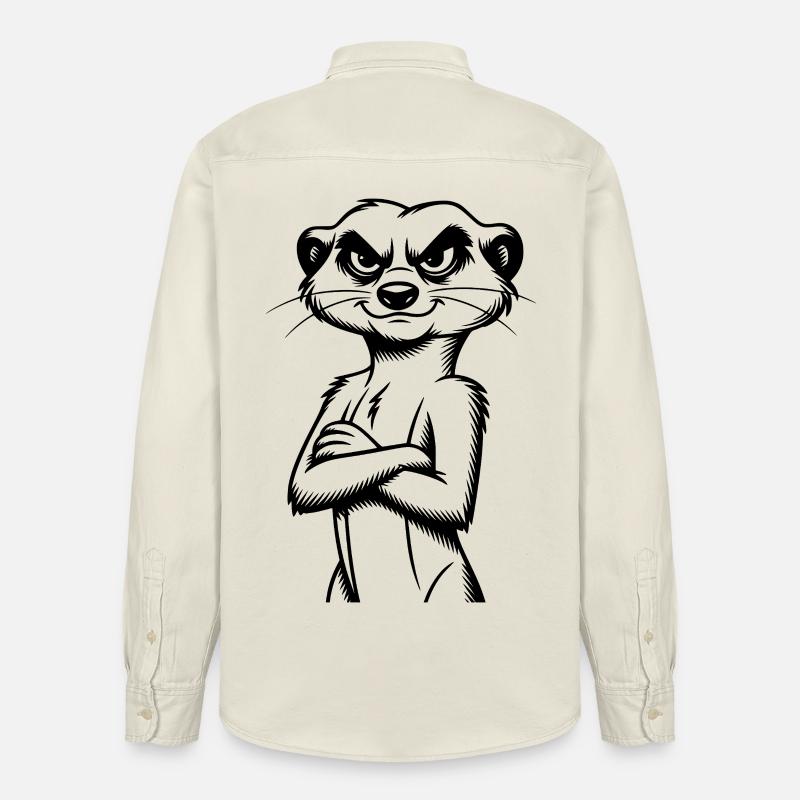 Suricate - Chemise unisexe coupe décontractée bio Stanley/Stella - écru doux