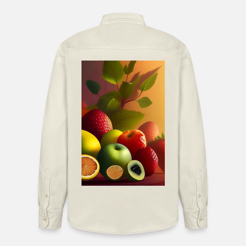 Fruit - Chemise unisexe coupe décontractée bio Stanley/Stella - écru doux