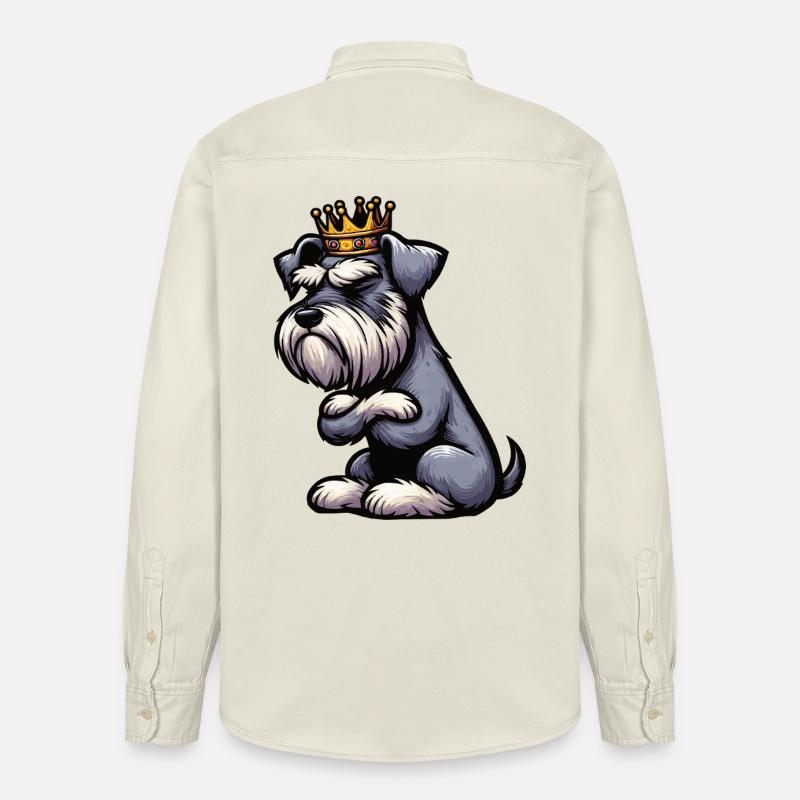 Schnauzer géant Schnauzer Propriétaire de Schnauzer - Chemise unisexe coupe décontractée bio Stanley/Stella - écru doux