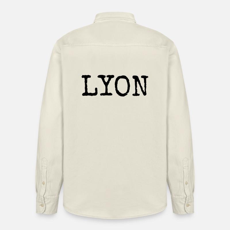 Lyon - Chemise unisexe coupe décontractée bio Stanley/Stella - écru doux