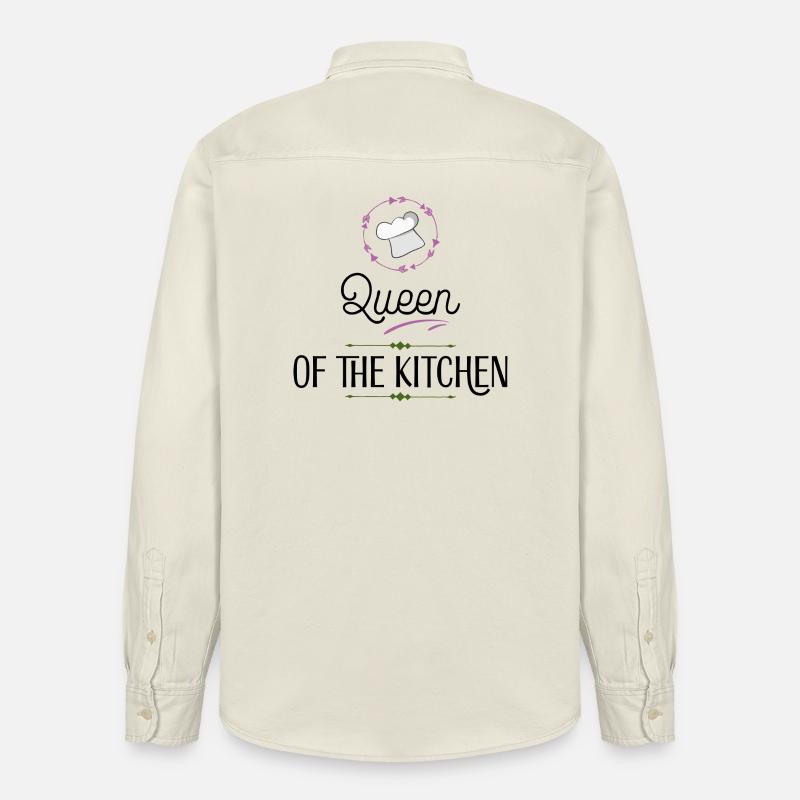 Kochen - Chemise unisexe coupe décontractée bio Stanley/Stella - écru doux