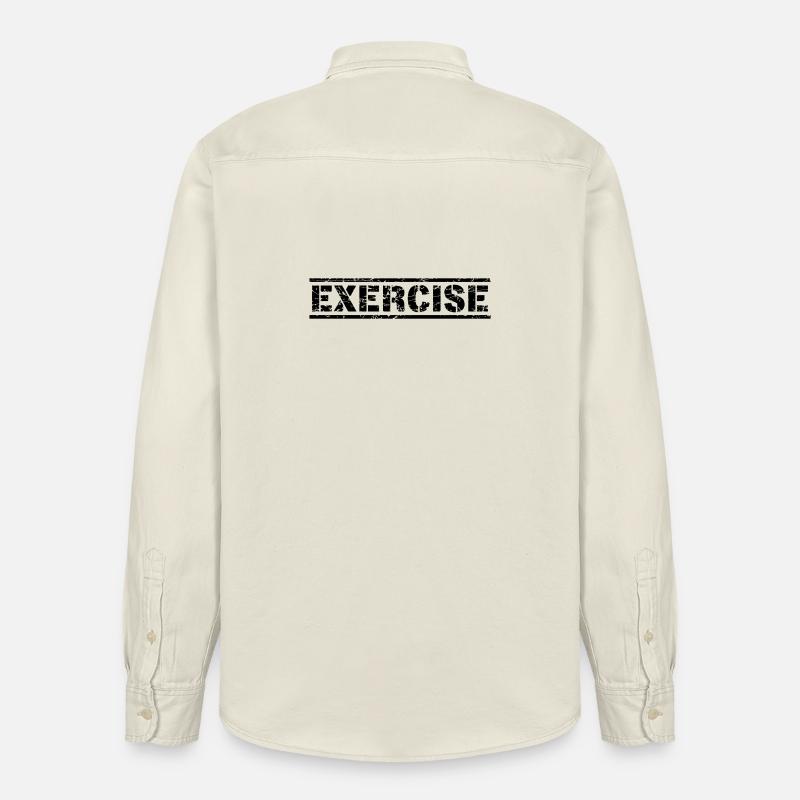 Exercise - Relaxed Fit Unisex Organic Hemd von Stanley/Stella - Natur