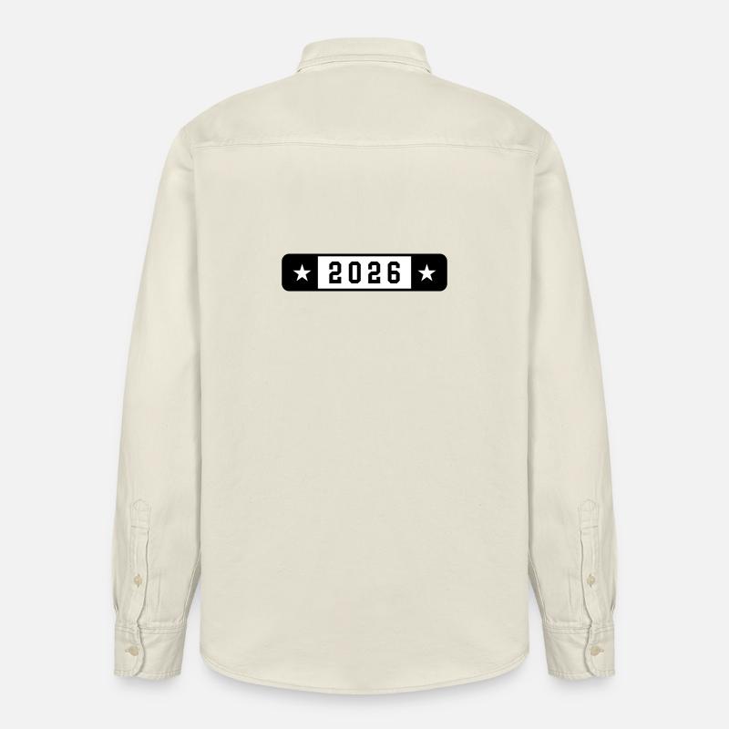 2026 - Relaxed Fit Unisex Organic Hemd von Stanley/Stella - Natur