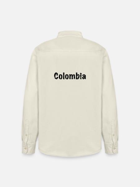 Colombia - Relaxed Fit Unisex Organic Hemd von Stanley/Stella - Natur