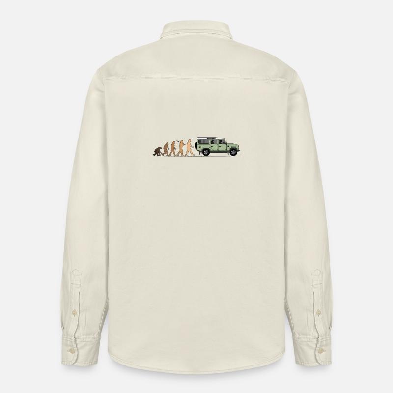 Defender Evolution 110 Farbe - Relaxed Fit Unisex Organic Hemd von Stanley/Stella - Natur