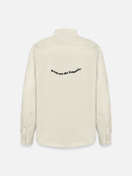Nach uns die Zukunft! - Relaxed Fit Unisex Organic Hemd von Stanley/Stella - Natur