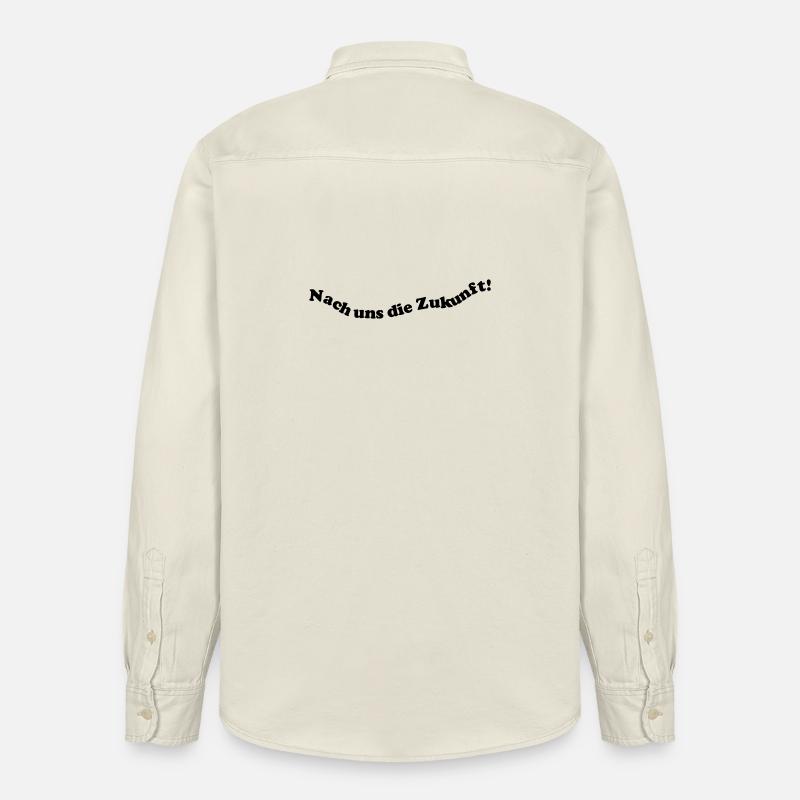 Nach uns die Zukunft! - Relaxed Fit Unisex Organic Hemd von Stanley/Stella - Natur