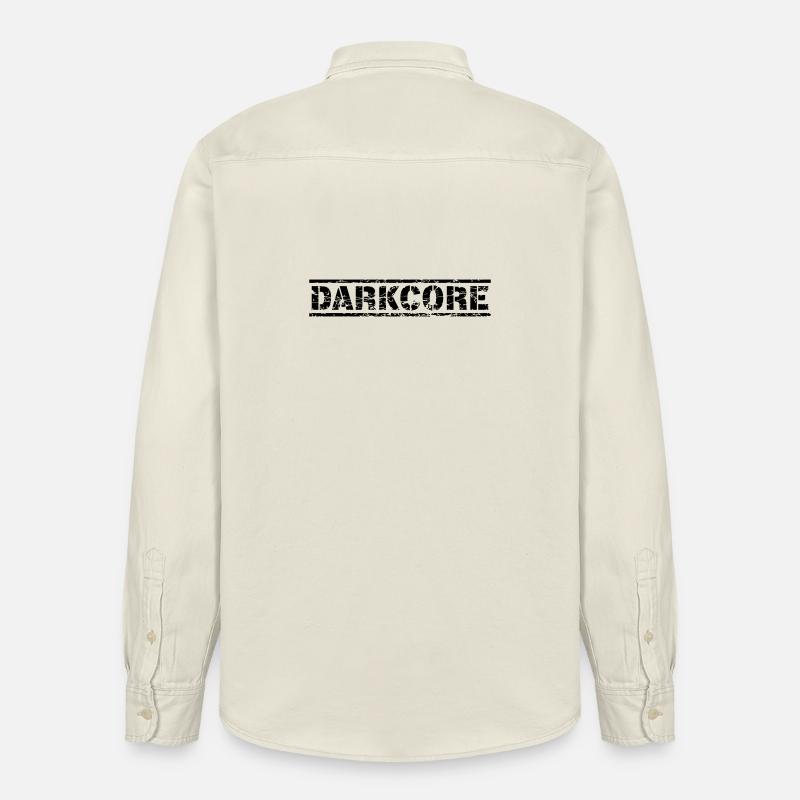 Darkcore - Chemise unisexe coupe décontractée bio Stanley/Stella - écru doux