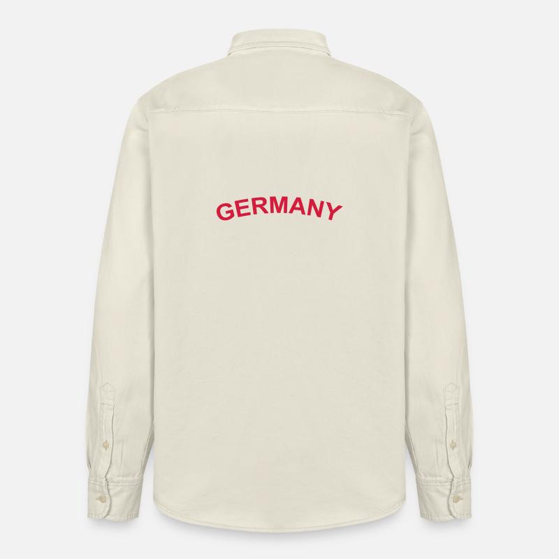 Germany Allemagne - Chemise unisexe coupe décontractée bio Stanley/Stella - écru doux