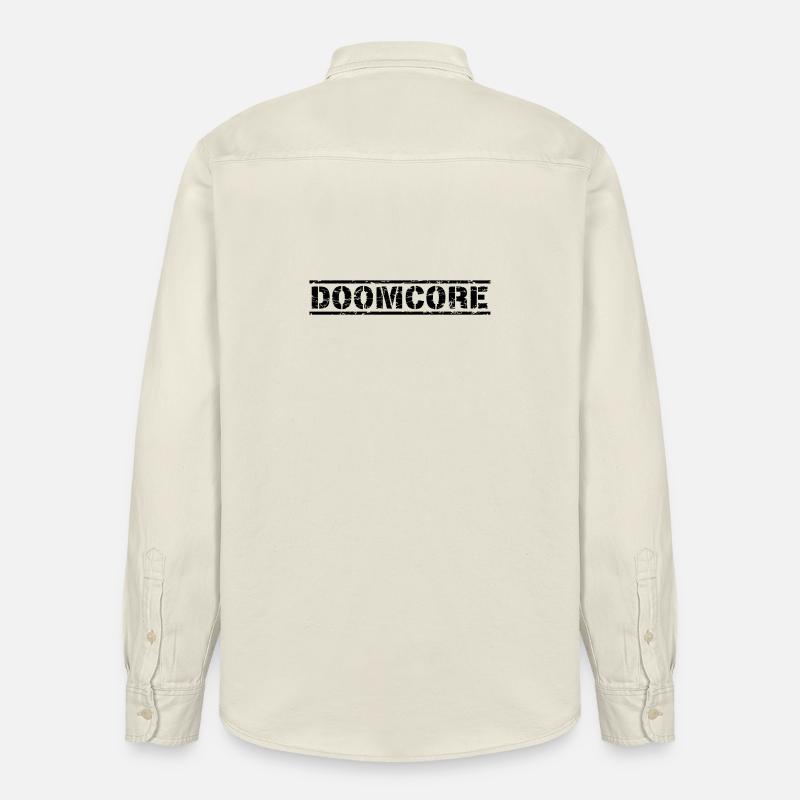 Doomcore - Relaxed Fit Unisex Organic Hemd von Stanley/Stella - Natur