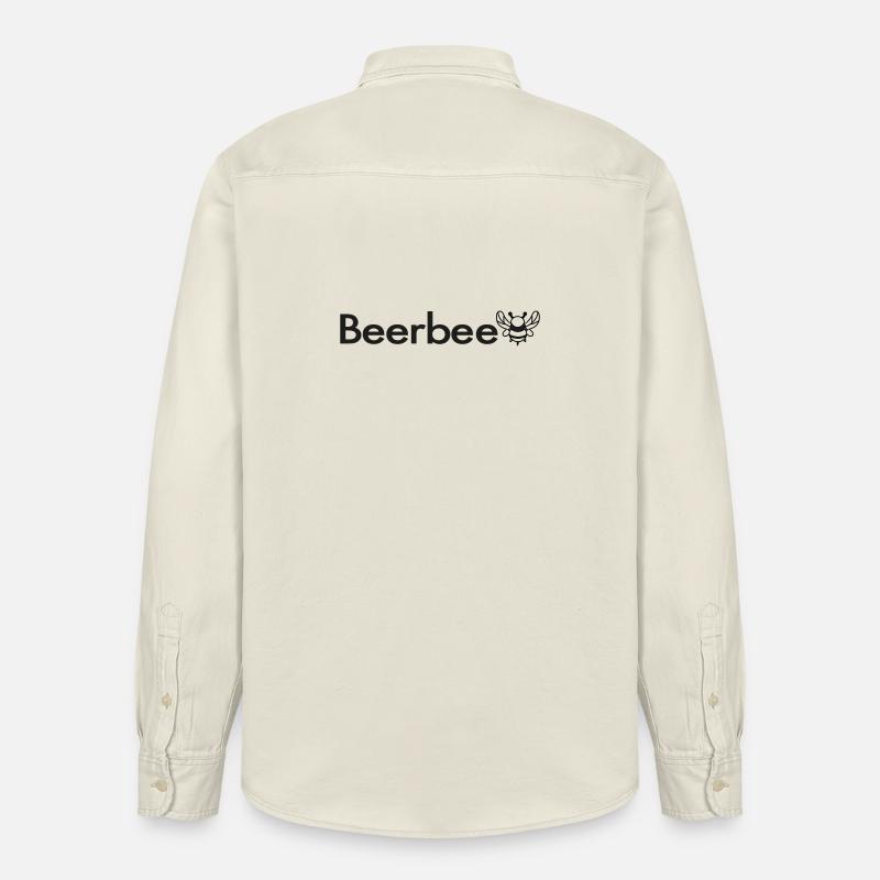 Beerbee Bière Bee Malle Dit TShirt - Chemise unisexe coupe décontractée bio Stanley/Stella - écru doux