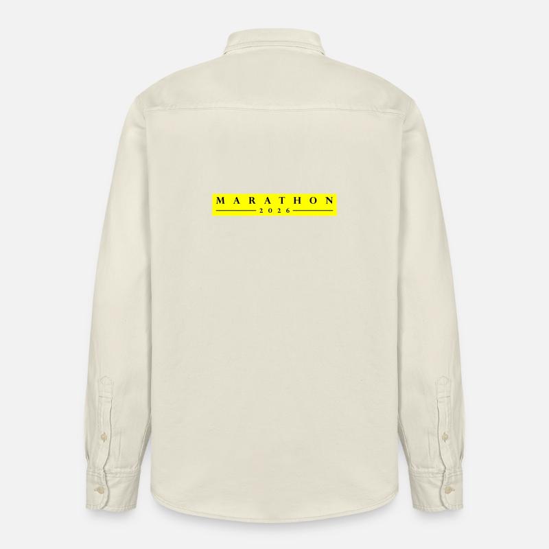 Marathon 2026 - Relaxed Fit Unisex Organic Hemd von Stanley/Stella - Natur