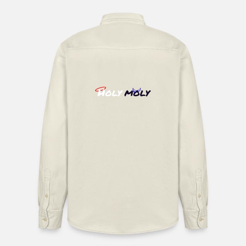 Heiliger Moly-Design - Relaxed Fit Unisex Organic Hemd von Stanley/Stella - Natur
