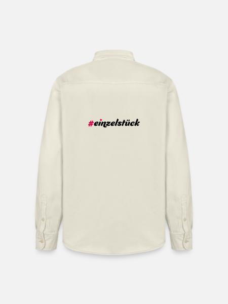 Einzelstück - Relaxed Fit Unisex Organic Hemd von Stanley/Stella - Natur