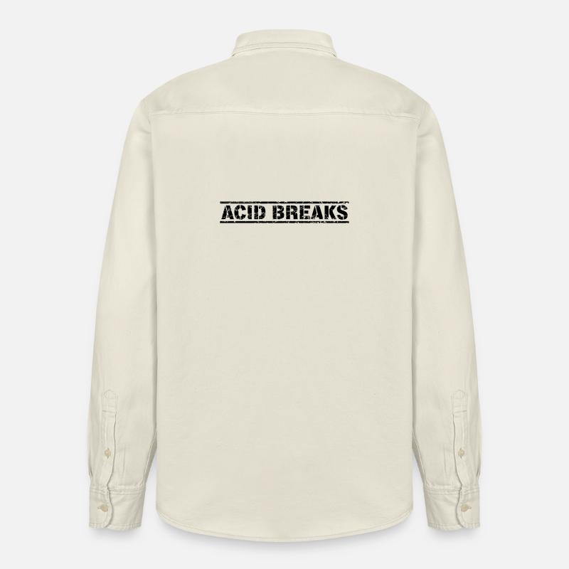 Ruptures acides - Chemise unisexe coupe décontractée bio Stanley/Stella - écru doux