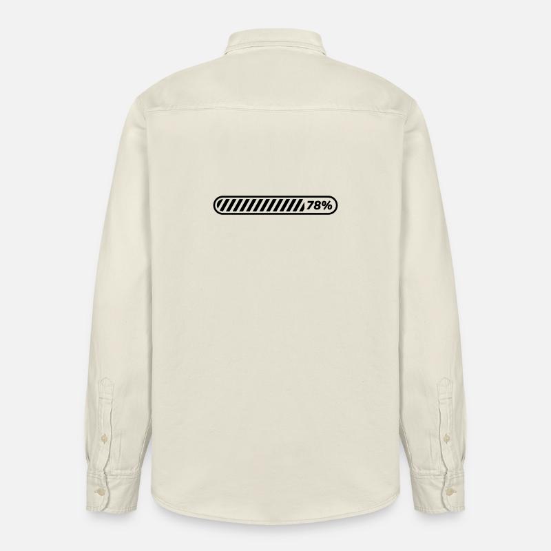 Loading… 78 % - Relaxed Fit Unisex Organic Hemd von Stanley/Stella - Natur