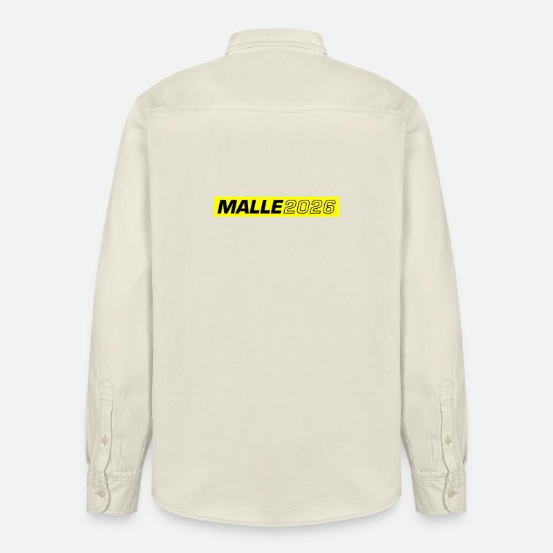 Malle 2026 - Relaxed Fit Unisex Organic Hemd von Stanley/Stella - Natur