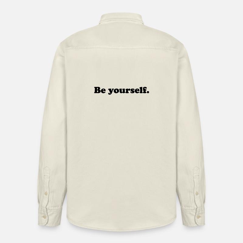 be yourself - Relaxed Fit Unisex Organic Hemd von Stanley/Stella - Natur